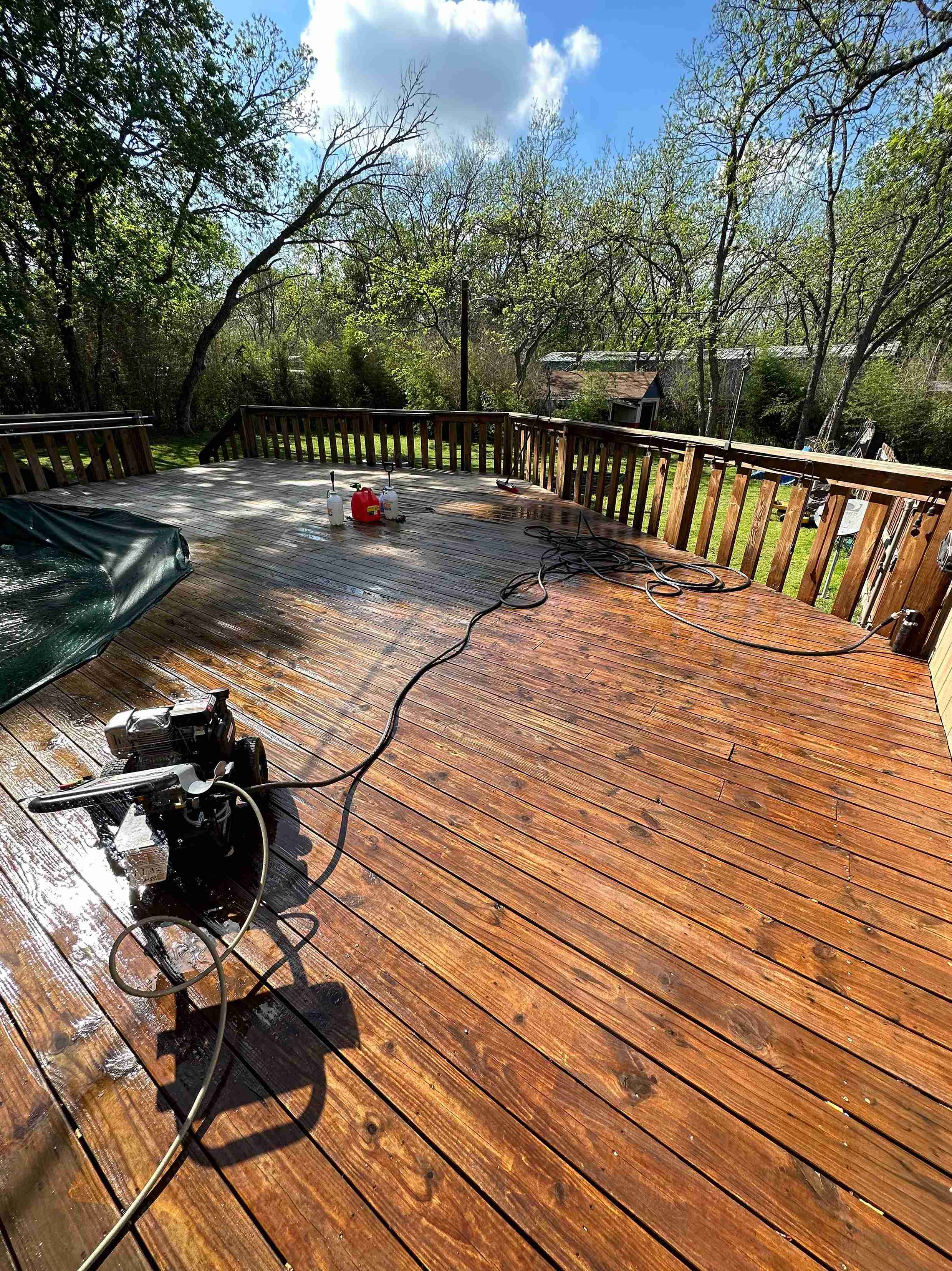 Top Quality Deck Cleaning & Staining Performed in Arlington Thumbnail